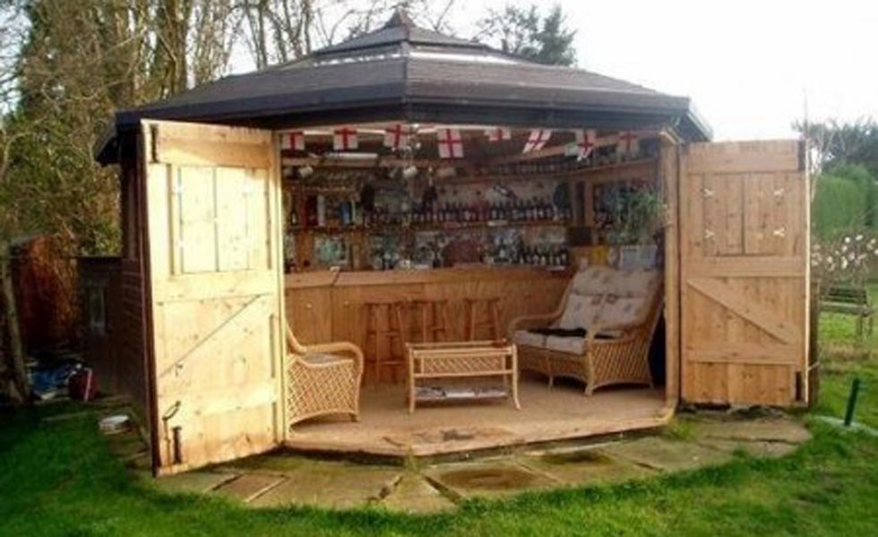 Here's Why Tiny Bar Sheds Are The Hottest New Trend