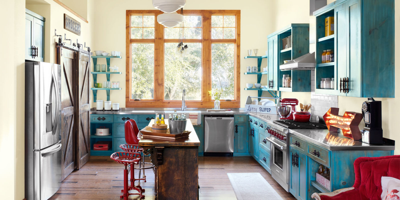 10 Ways To Add Colorful Vintage Style To Your Kitchen Junk intended for Home Design And Decor Ideas