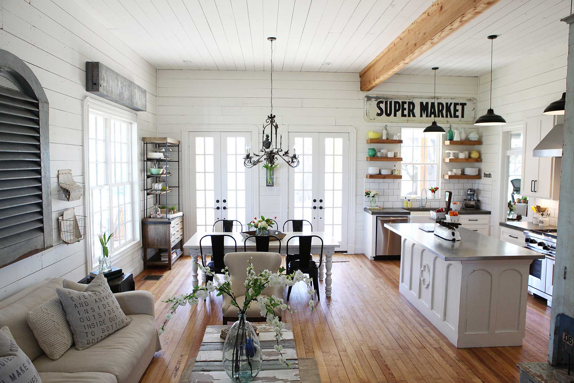 chip and joanna gaines house tour fixer upper farmhouse