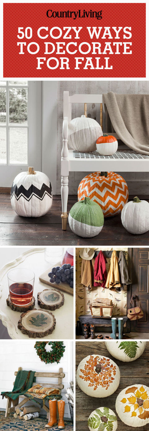 Don't forget to pin these cozy ways to decorate for autumn! 
