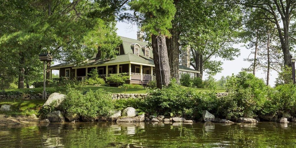 Lake Winnipesaukee Great Camps Boulder Lodge for Sale