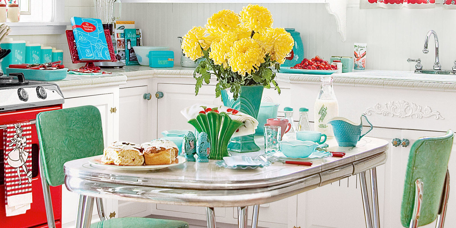 50s diner bedroom