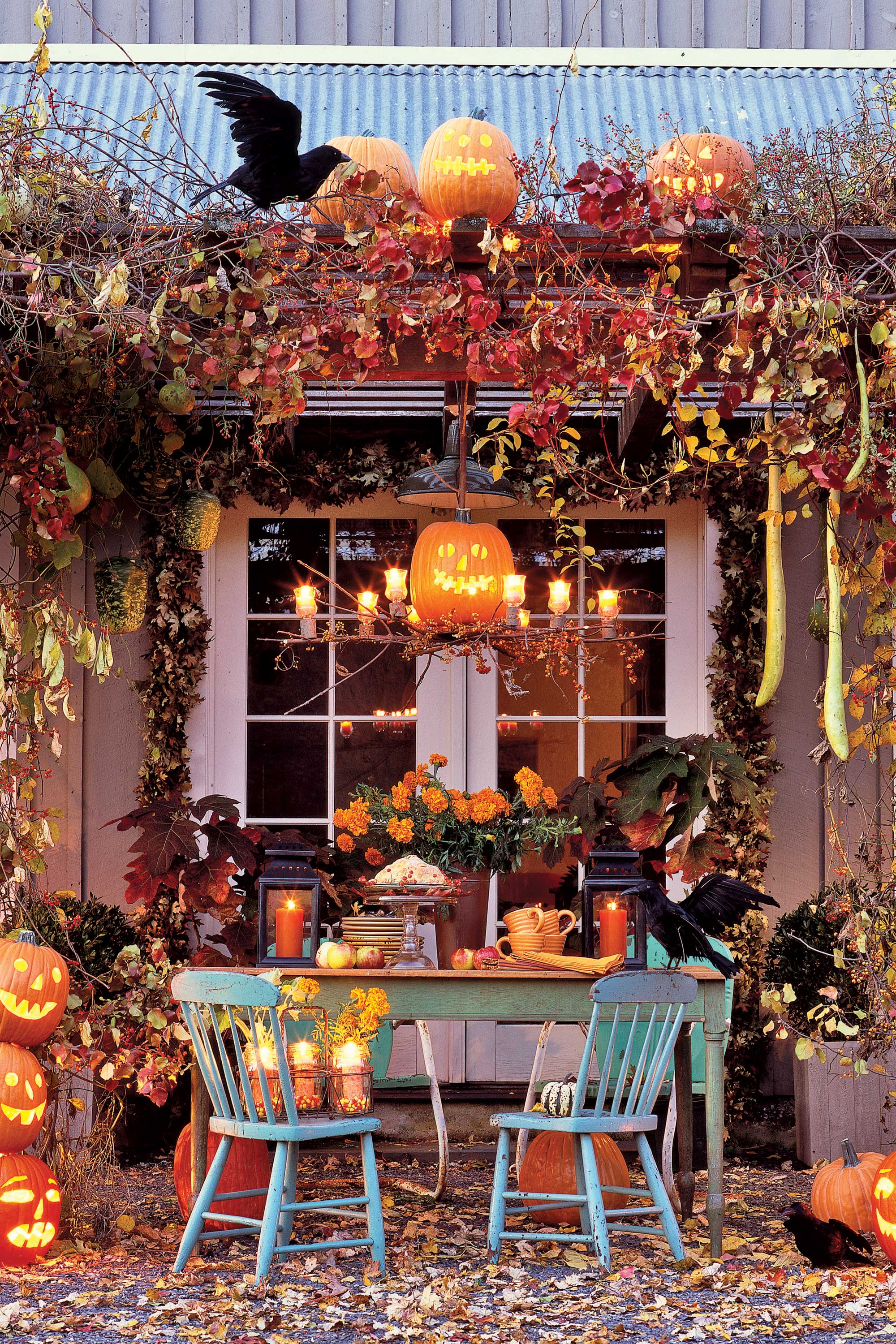 30 outdoor halloween decorations easy halloween yard and porch ideas