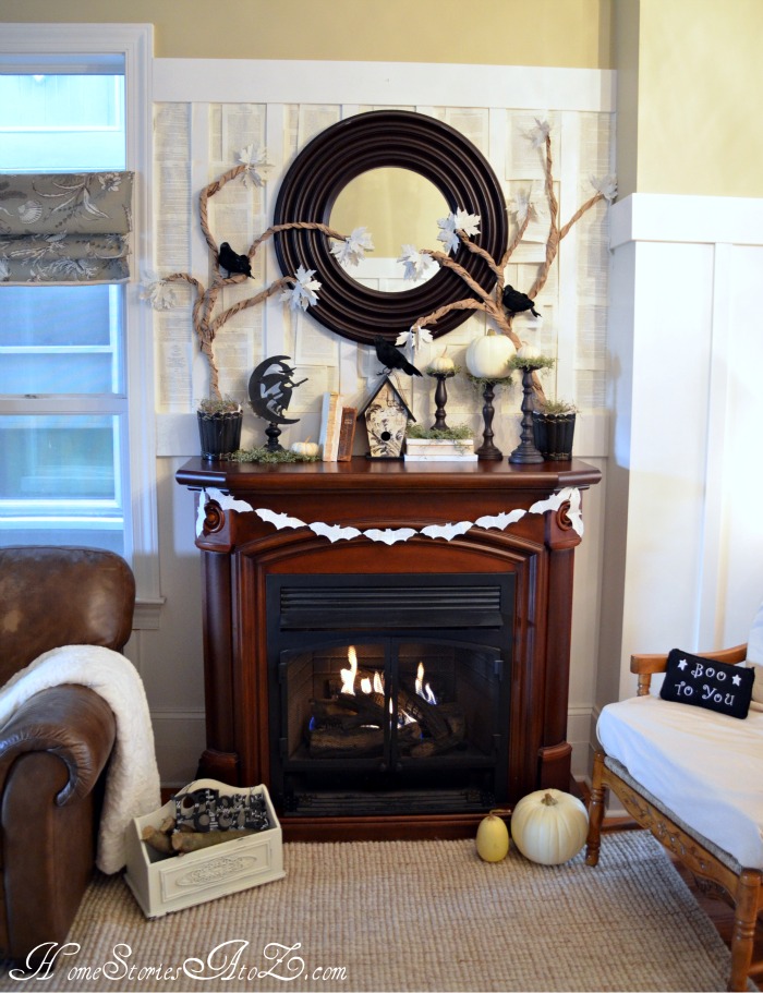 Mantle Decorations 35 fall mantel decorating ideas - halloween mantel decorations Mantle Decorations 35 fall mantel decorating ideas - halloween mantel decorations
