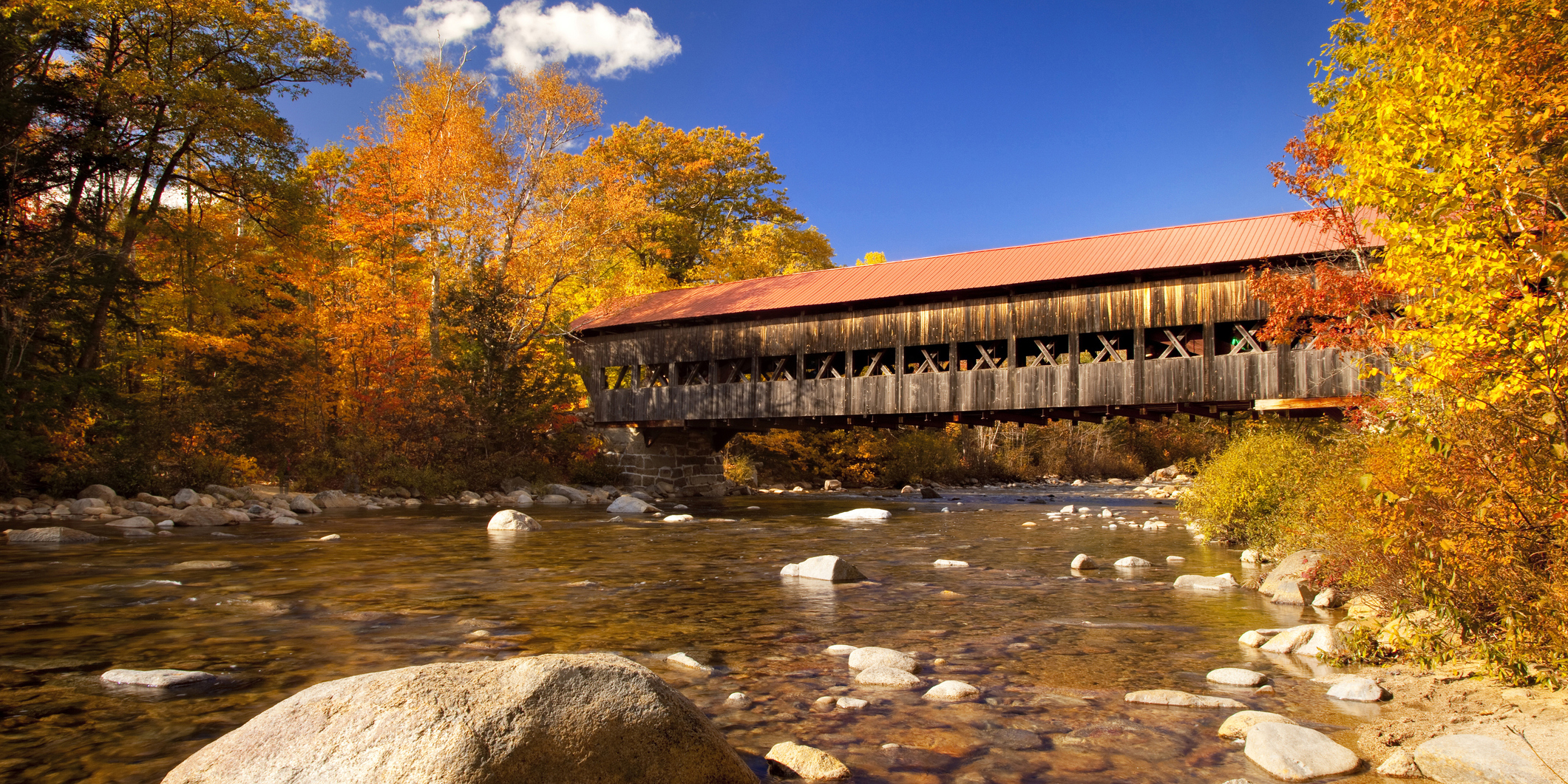 Pretty Autumn Covered Bridge Pictures - Beautiful Bridges - Country Living