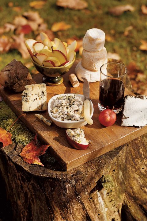 For the best and most pungent taste, crumble a wedge of domestic Maytag blue cheese with a fork rather than using prepackaged crumbled cheese.
Recipe: Blue Cheese Spread