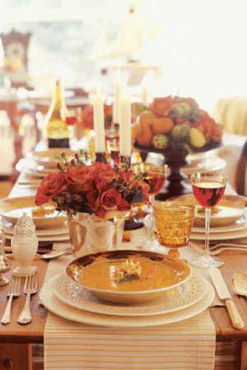 38 thanksgiving table settings thanksgiving tablescapes ...