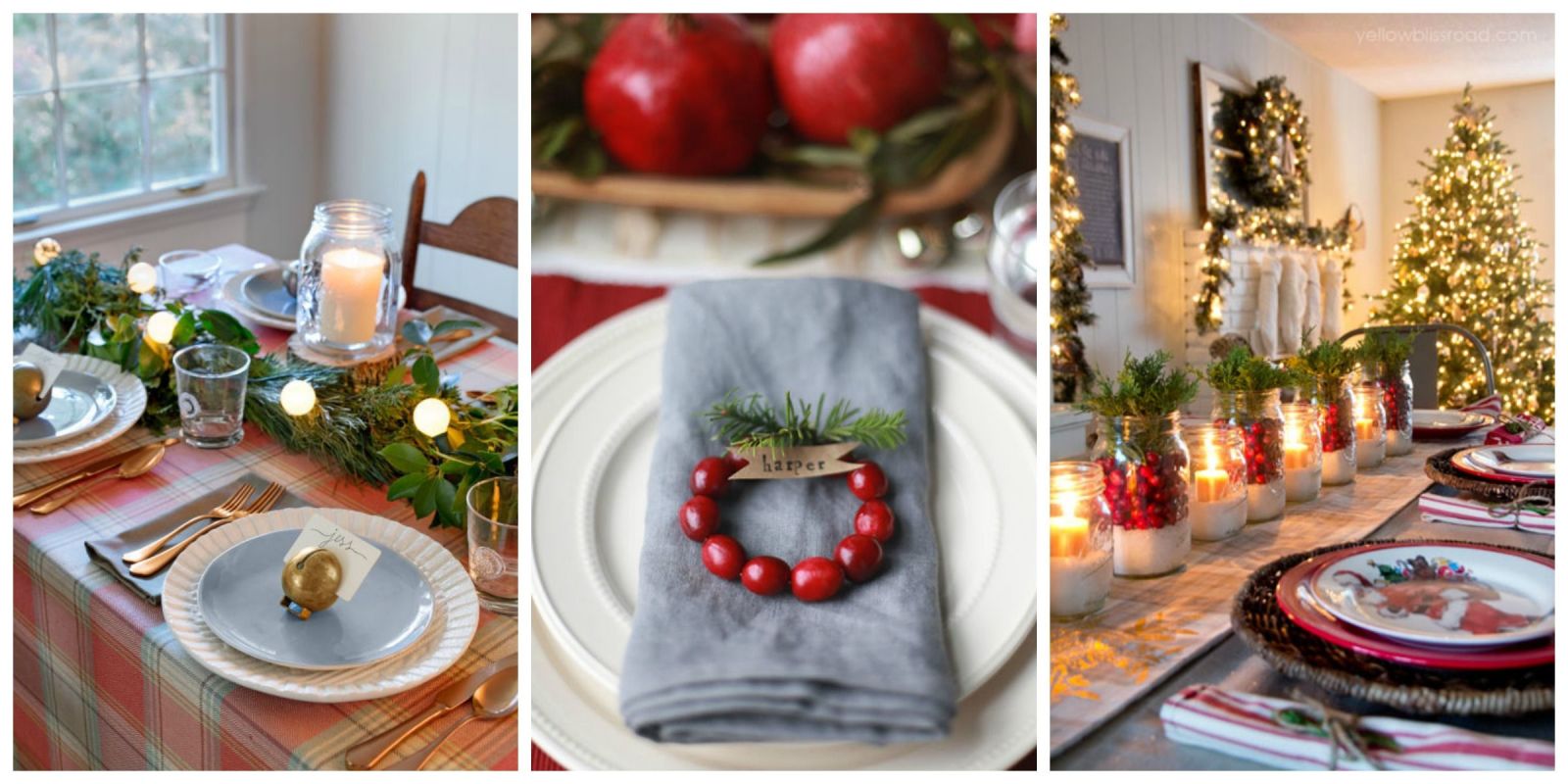 Table Settings 45 best christmas table settings - decorations and centerpiece Table Settings 45 best christmas table settings - decorations and centerpiece