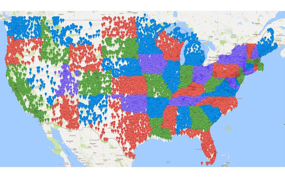 This Map Shows the Shortest Route to Almost 50,000 Historic U.S. Sites
