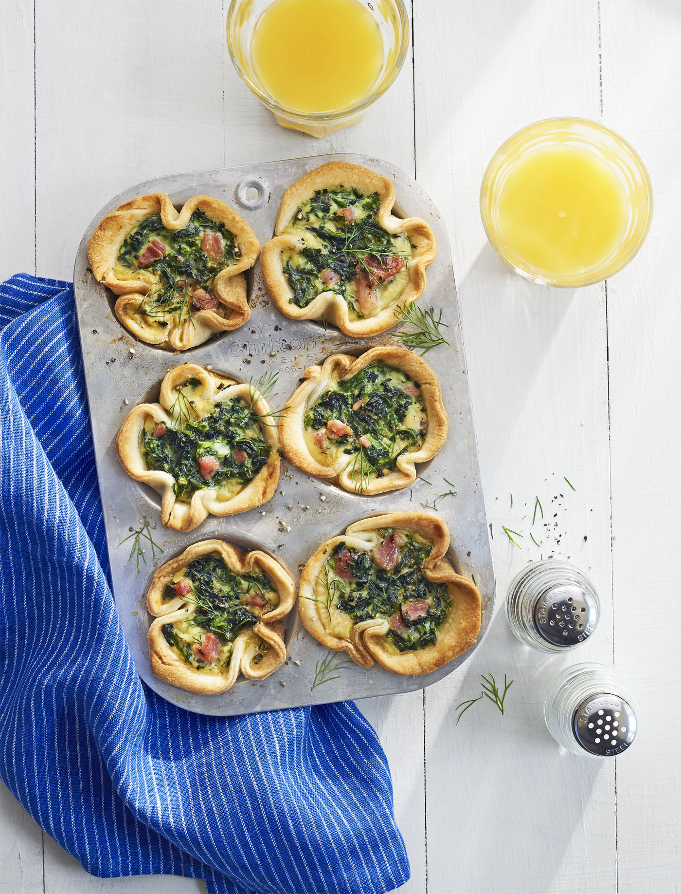 Best Grab and Go Spinach and Ham Egg Bakes Recipe How to Make Grab