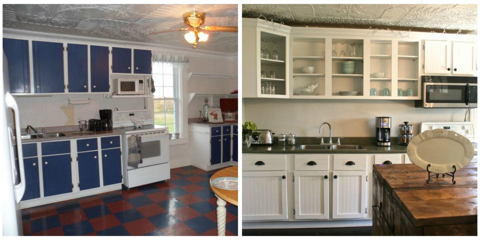 10 DIY Kitchen Makeovers Before & After Photos That Prove a