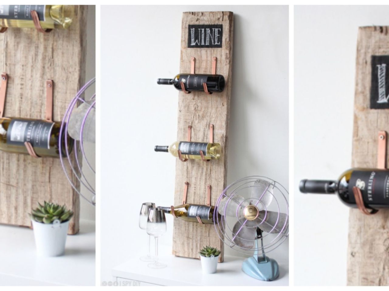 Homemade Wooden Wine Racks