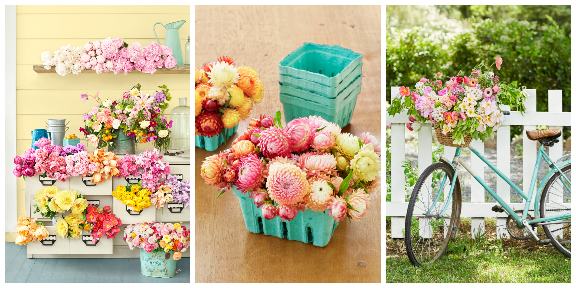 11 Beautiful Ways to Use Vintage Pieces for Flower Displays