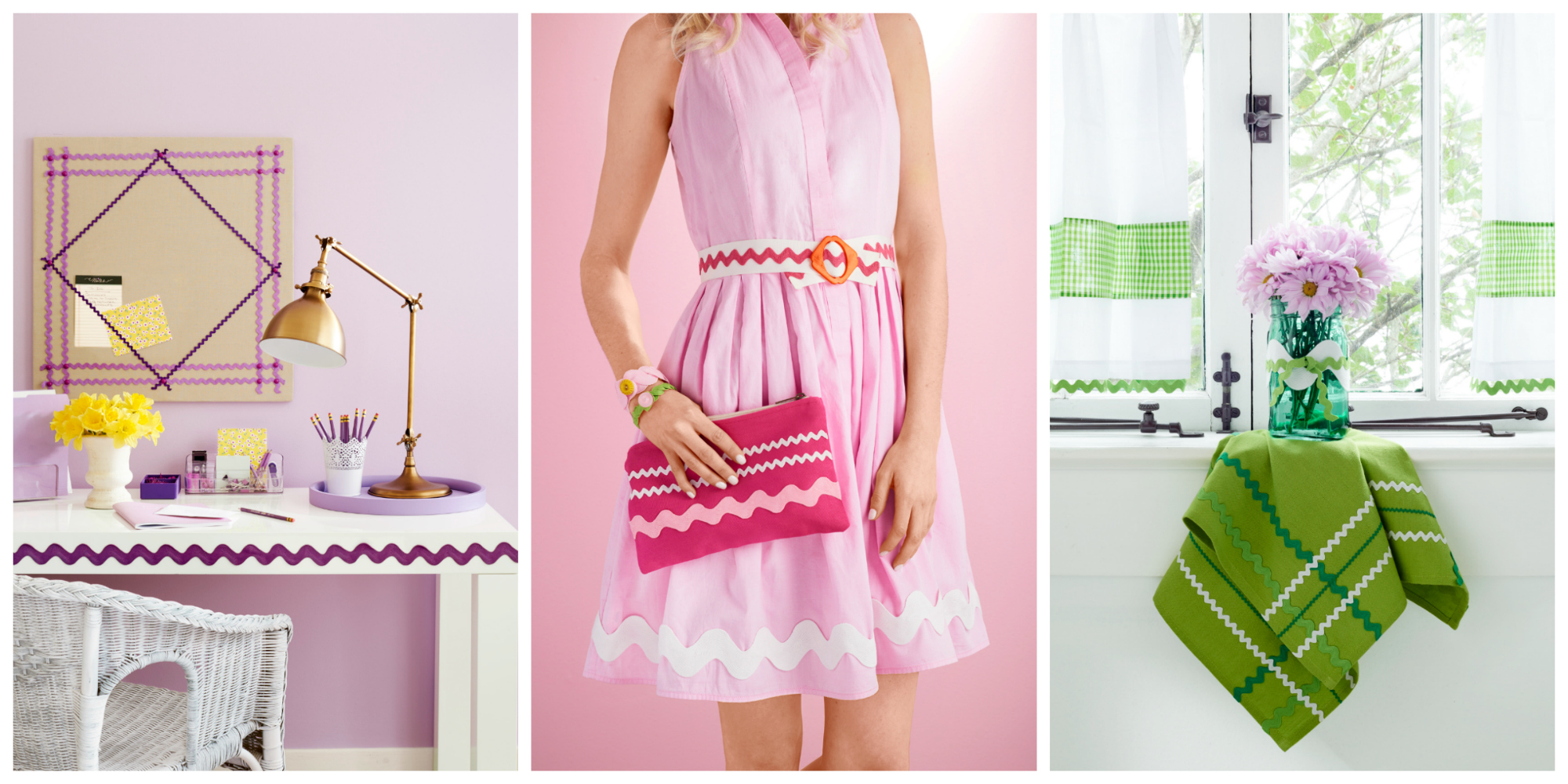 5 Ways to Decorate With Rick Rack This Spring Rick Rack Comeback