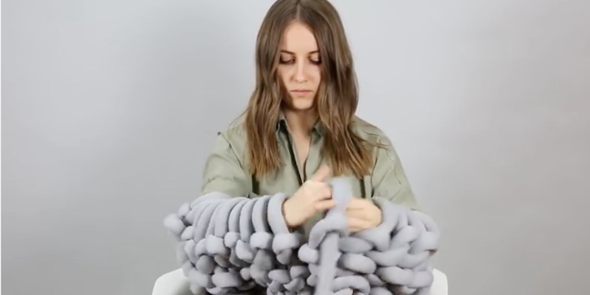The 7 Best Arm Knitting Tutorial Videos How to Knit Chunky Blankets