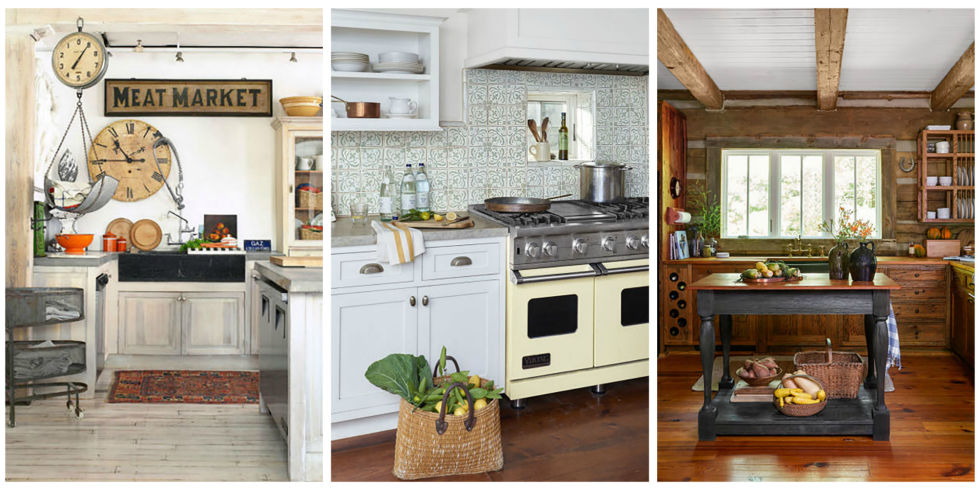 18 farmhouse style kitchens - rustic decor ideas for kitchens