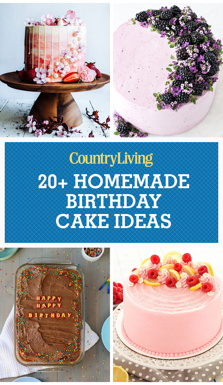 22 Homemade Birthday Cake Ideas - Easy Recipes for Birthday Cakes