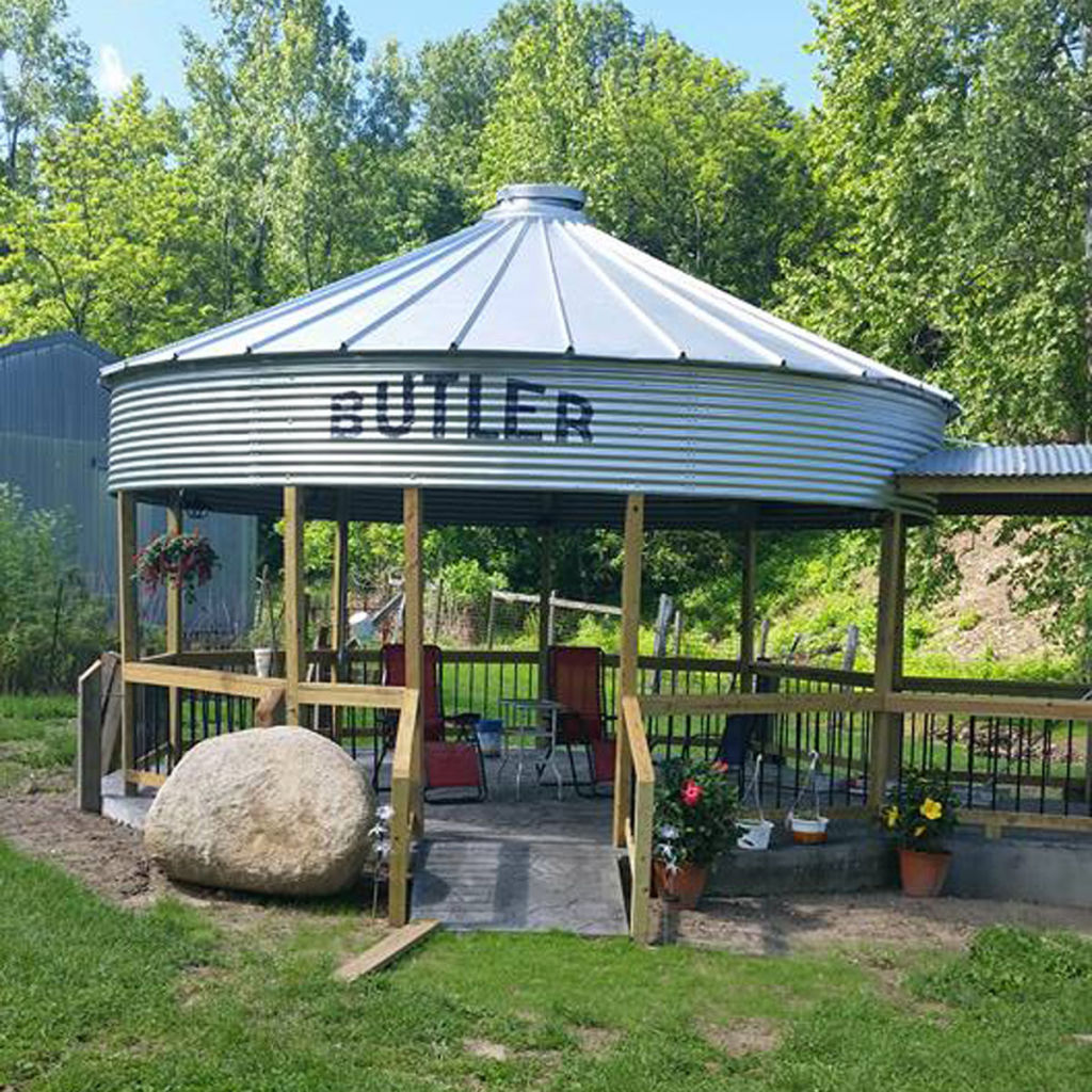 How to Build a Grain Bin Gazebo