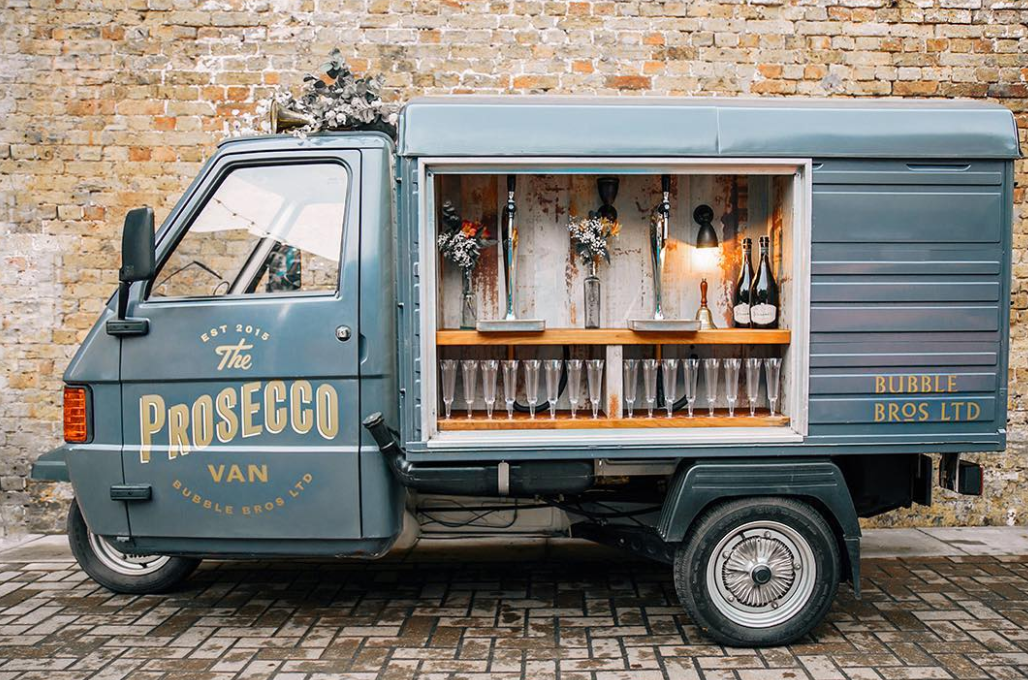 All Your Grand Summer Parties Need a Prosecco Van