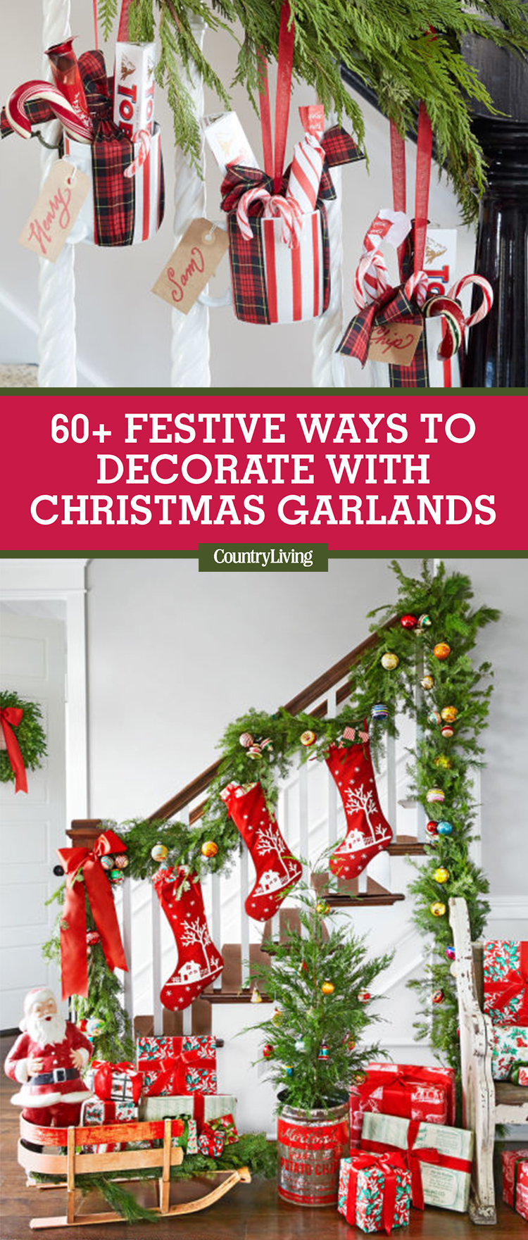 60 Best Christmas Garland Ideas Decorating with Holiday Garlands