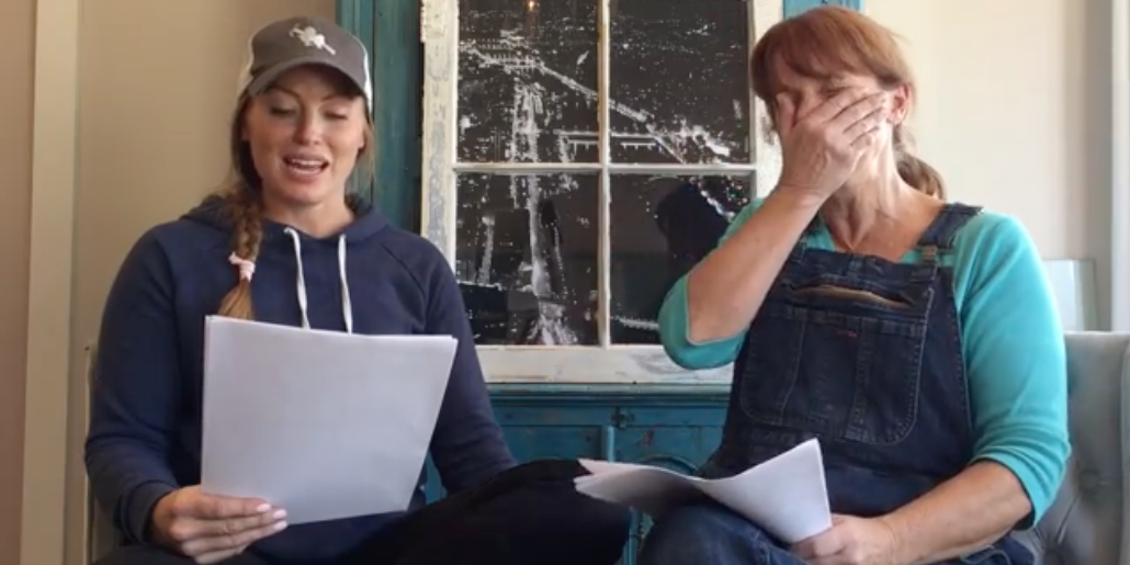 Good Bones Stars Mean Comment Monday Mina and Karen From Mean Bones