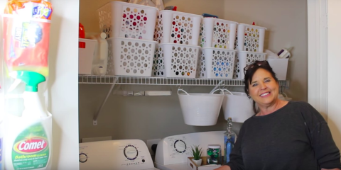 2019 year - This Woman Completely Transformed Her Laundry Room Using Dollar Tree Products 2019 year