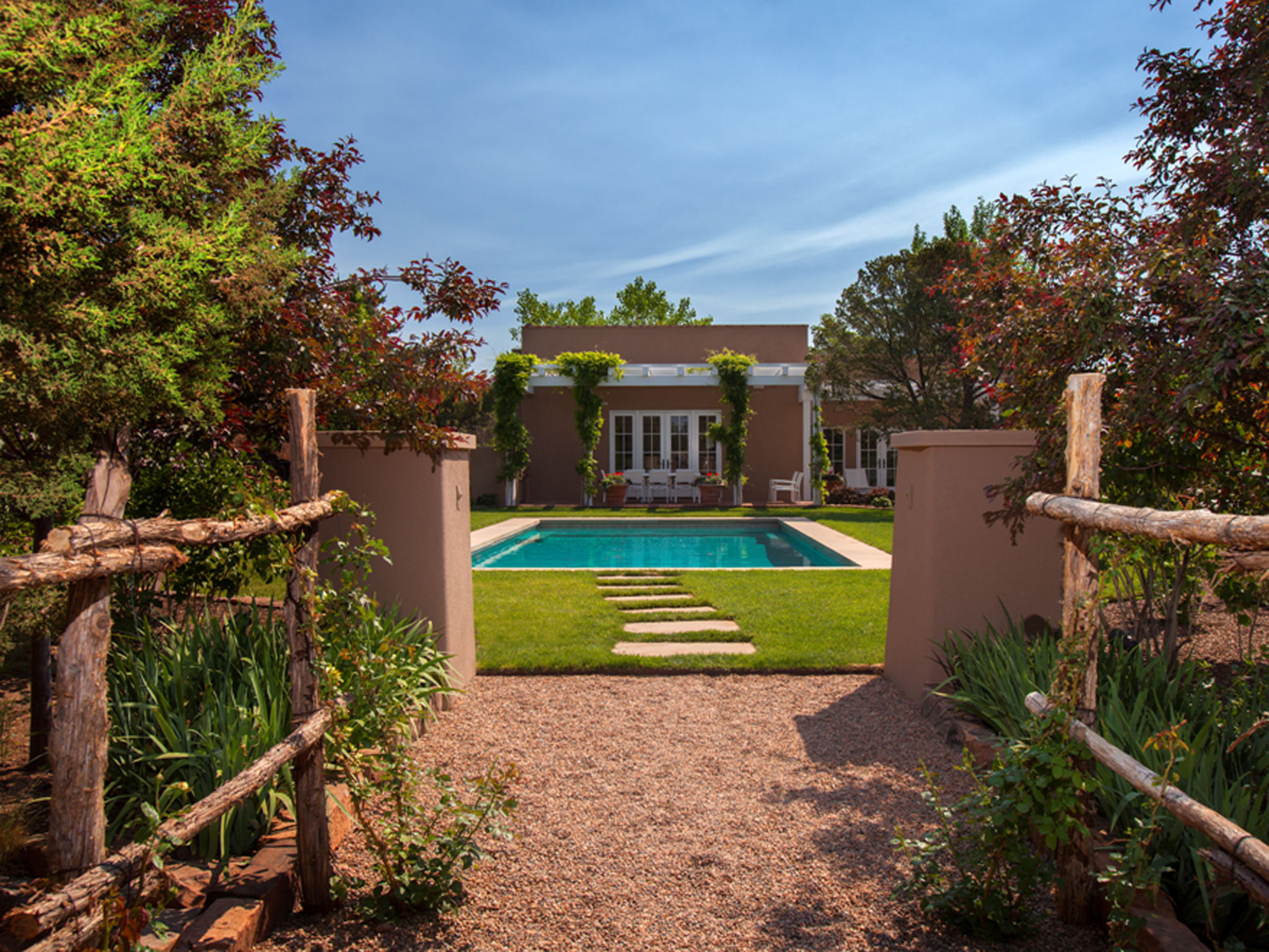 Santa Fe New Mexico Adobe Home Southwestern Decorating Ideas