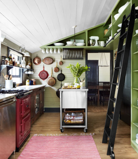 Cozy Kitchens How To Make Your Kitchen Floor To Ceiling Shelves