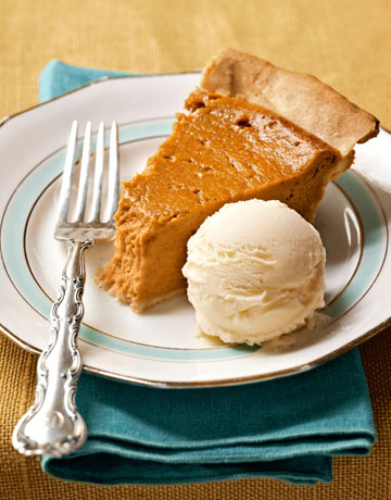 This ethereal adaptation of conventional sweet-potato pie relies on fresh lemon juice and buttermilk for its tangy, crowd-pleasing flavor.
Recipes:
Sweet-Potato Pie
Buttermilk Ice Cream
