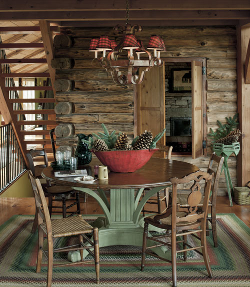 log cabin decor