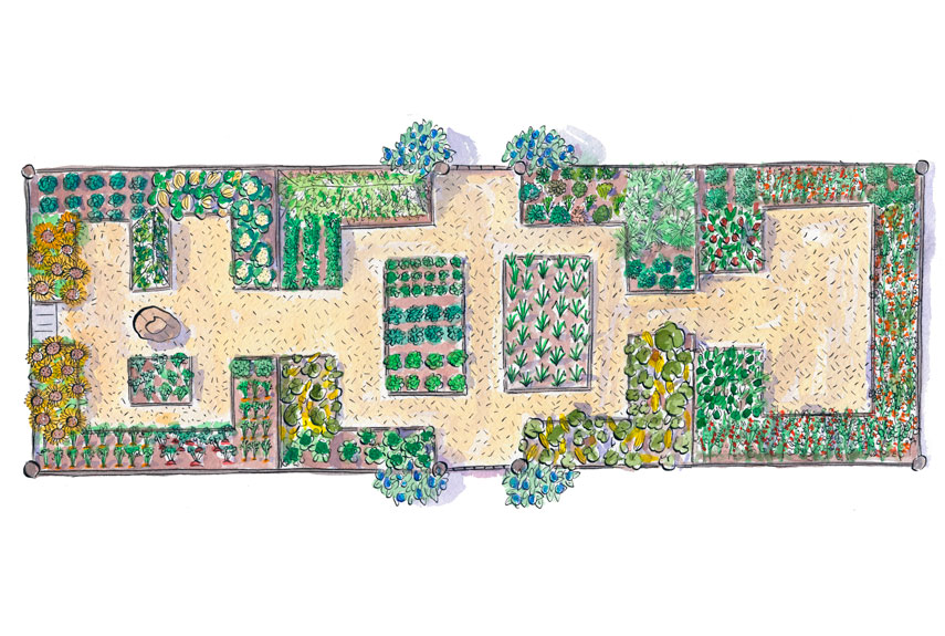 A Glorious Kitchen Garden Plan