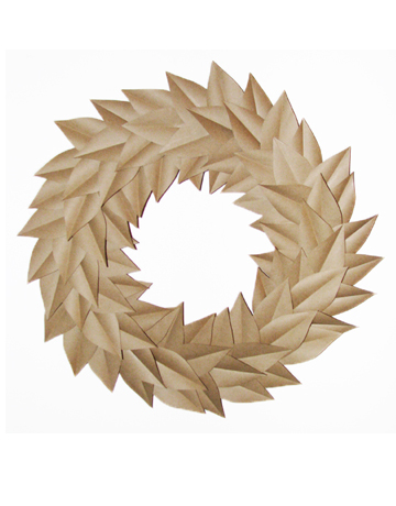paper wreath paper wreath