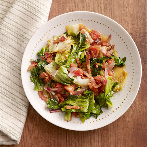 Bacon Braised Escarole Recipe