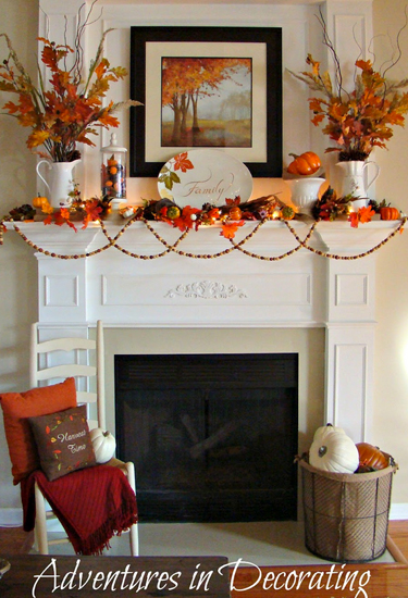 35 fall mantel decorating ideas halloween mantel decorations