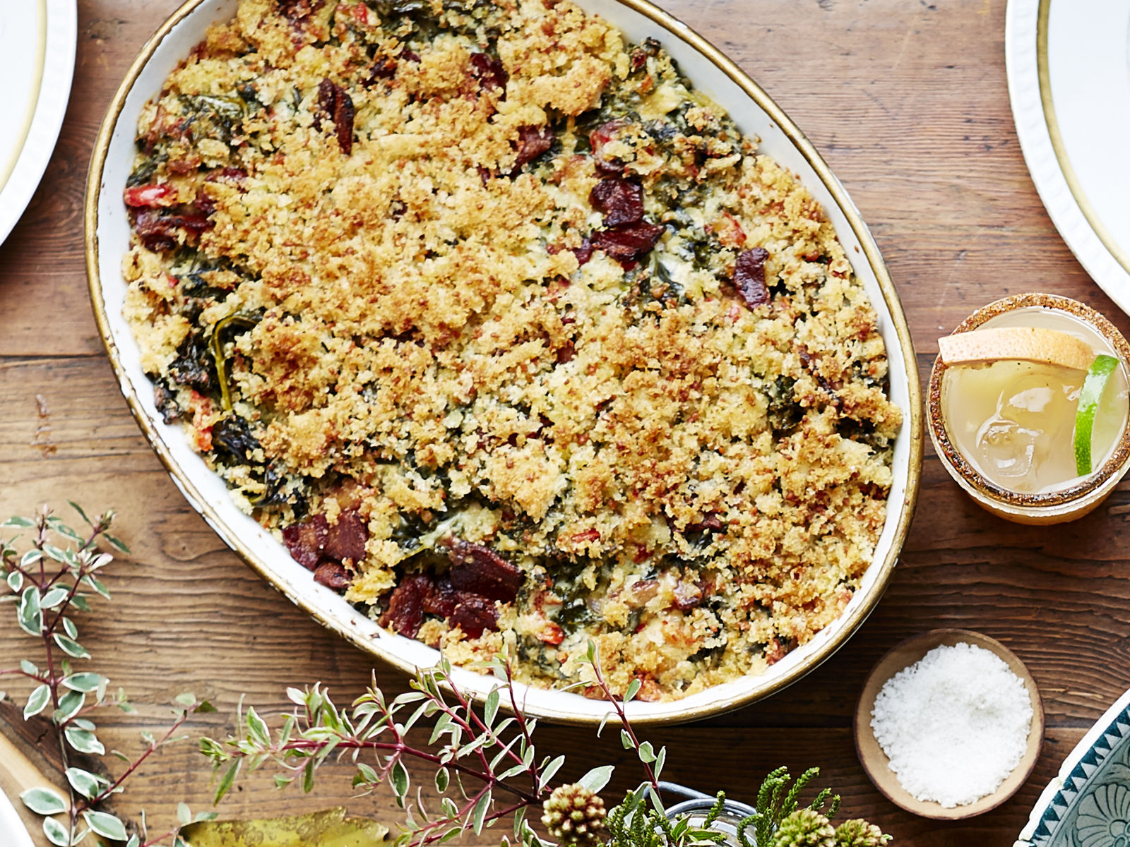 Baked Kale Gratin Recipe