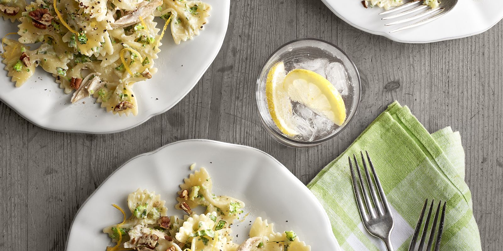 Creamy Chicken and Broccoli Pesto Bow Ties Recipe