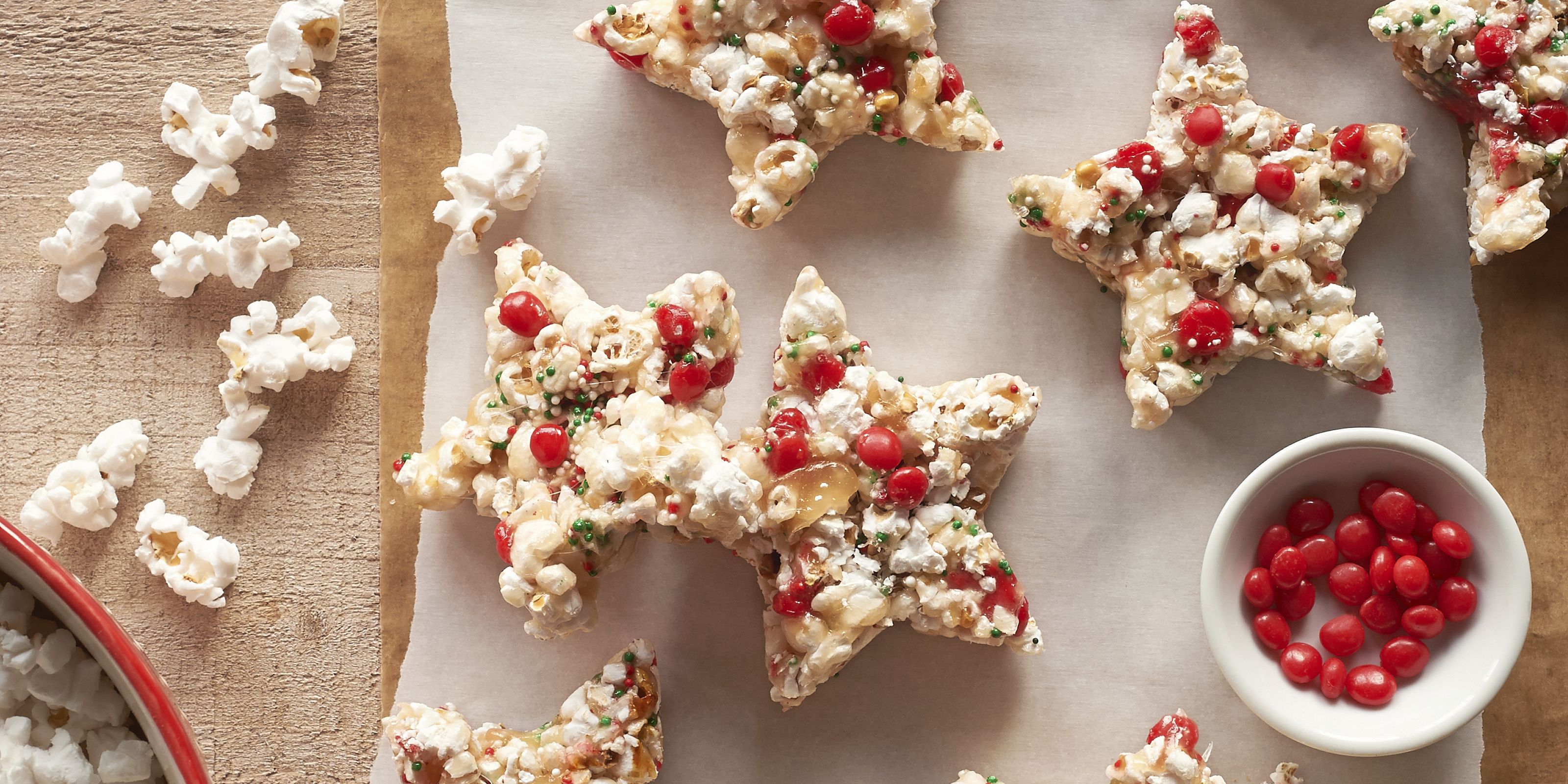 Candied Popcorn Stars recipe